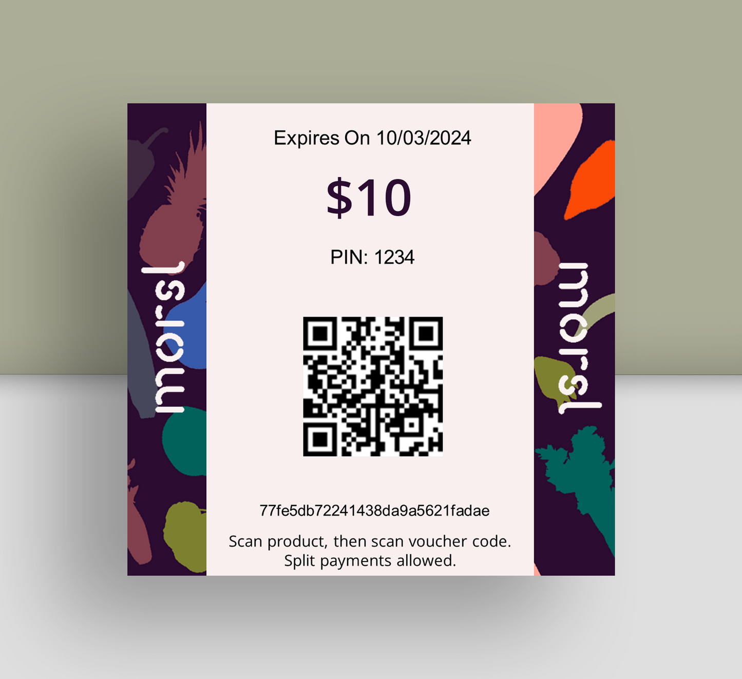 $10 Morsl Money Gift Card